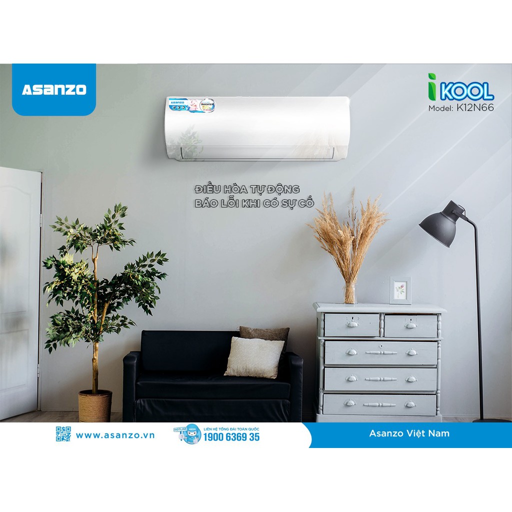Điều hòa máy lạnh Asanzo thường 1 chiều S09 9000BTU - S12 12000BTU - S18 18000BTU - S28 28000BTU