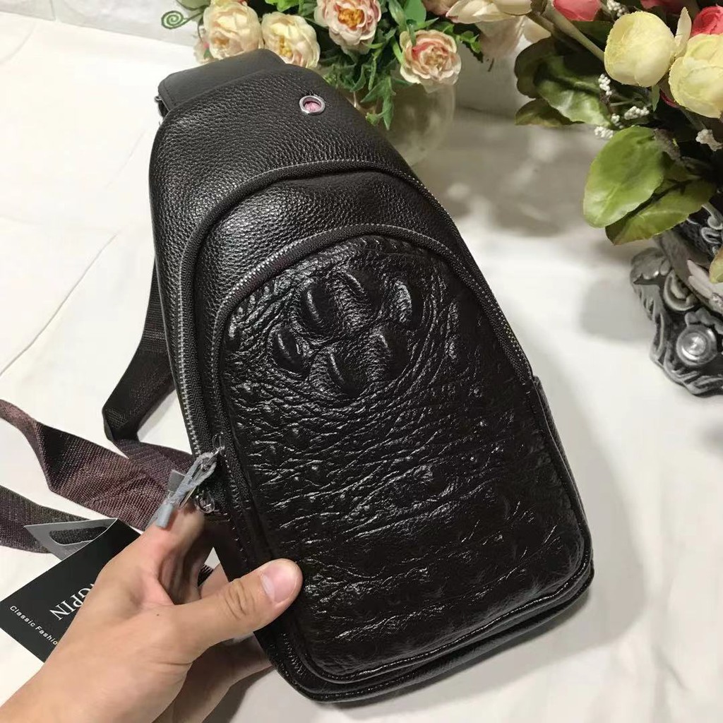 Túi da vân cá sấu mới lạ ấn tượng phong cách năng động trẻ trung