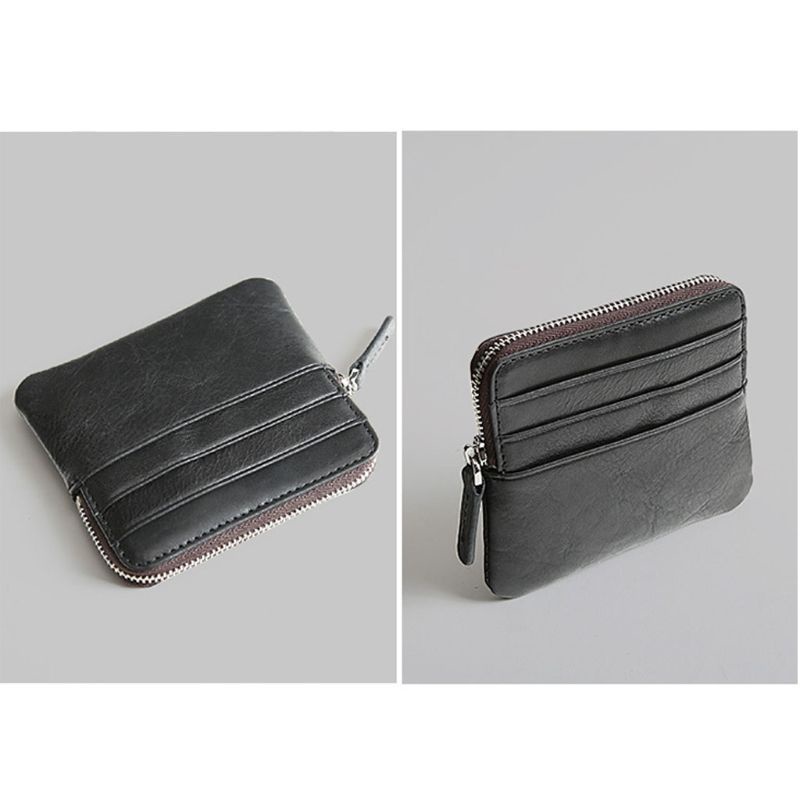 Ví Da Nam Dạng Gập Phong Cách Vintage