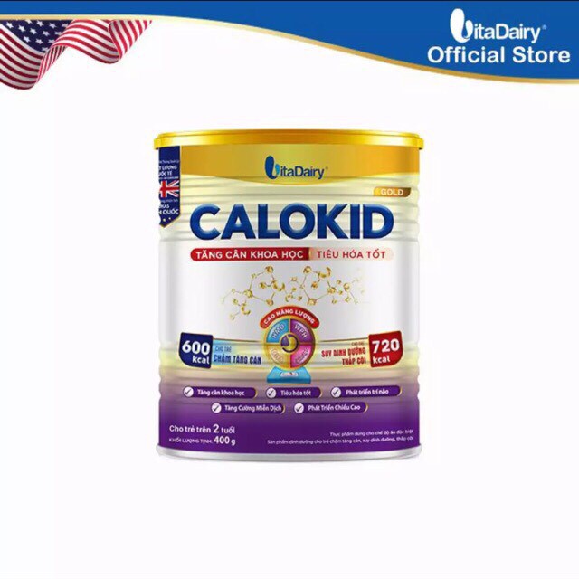 Sữa Calokid gold cho trẻ biếng ăn 900g