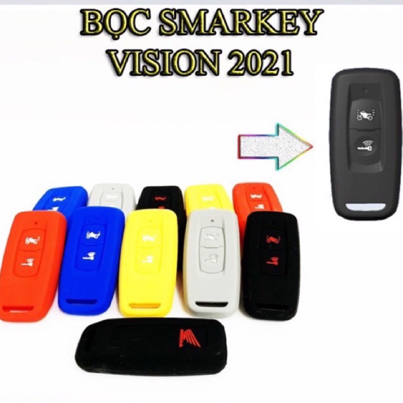 Vỏ silicone bọc chìa khoá xe Honda Vision 2021