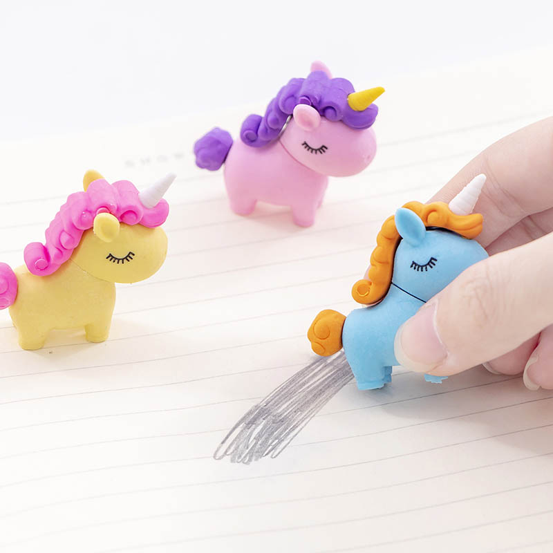 Gôm tẩy hình chú ngựa kì lân xinh xắn độc đáo dành cho học sinh