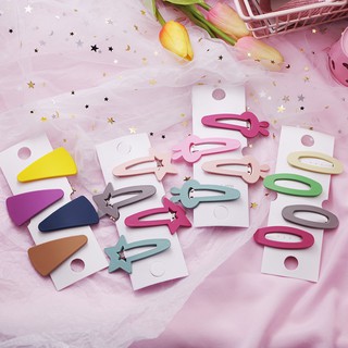 Set 4 kẹp tóc hình ngôi sao dễ thương cho bé gái