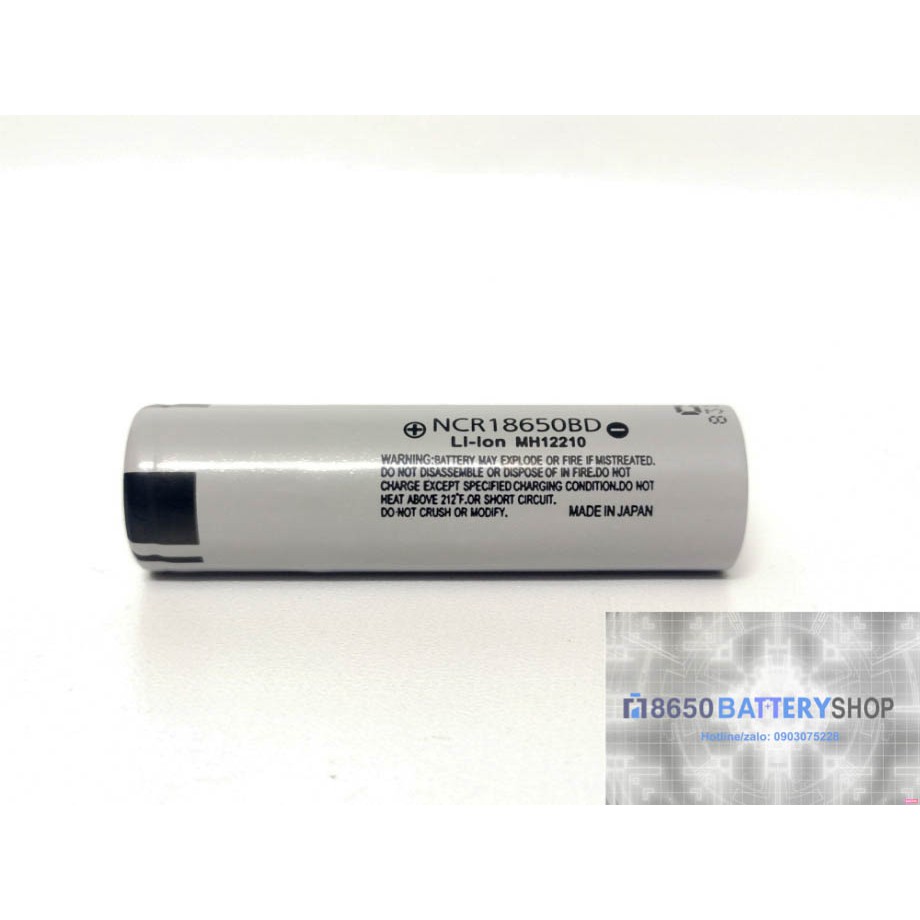 Pin Panasonic NCR18650BD Mới Dòng Xả 10A Dung Lượng 3200mAh Chính hãng