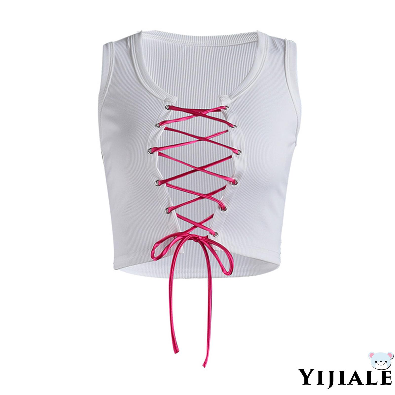 Áo Crop Top Hai Dây Màu Sắc Thời Trang Mùa Hè Quyến Rũ C | BigBuy360 - bigbuy360.vn