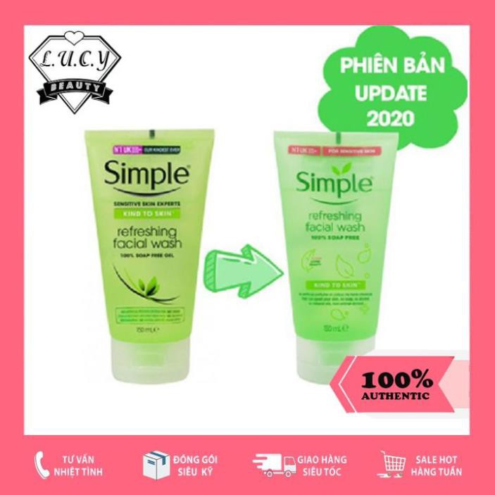 [COMBO SIMPLE] Bộ 4 dưỡng da trọn gói dịu nhẹ Simple (Tẩy trang + Sữa rửa mặt + Toner + Sữa dưỡng)