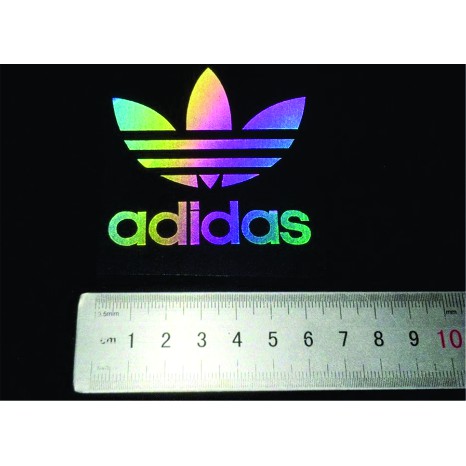 :  Patch Logo in lên ngực áo hình adidas, nike, NY phản quang 7 màu