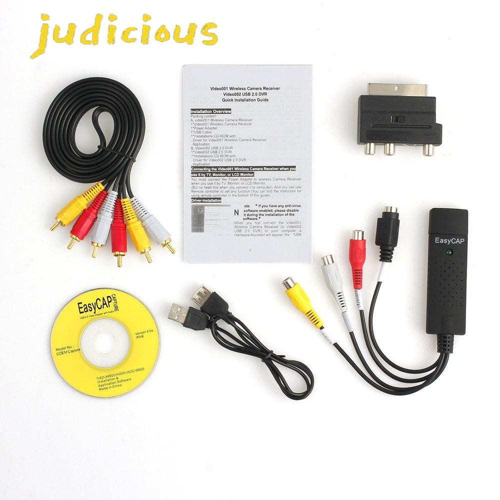 Bộ Chuyển Đổi Âm Thanh / Video Usb2.0 Vhs Sang Dvd Cho Win 10 | BigBuy360 - bigbuy360.vn
