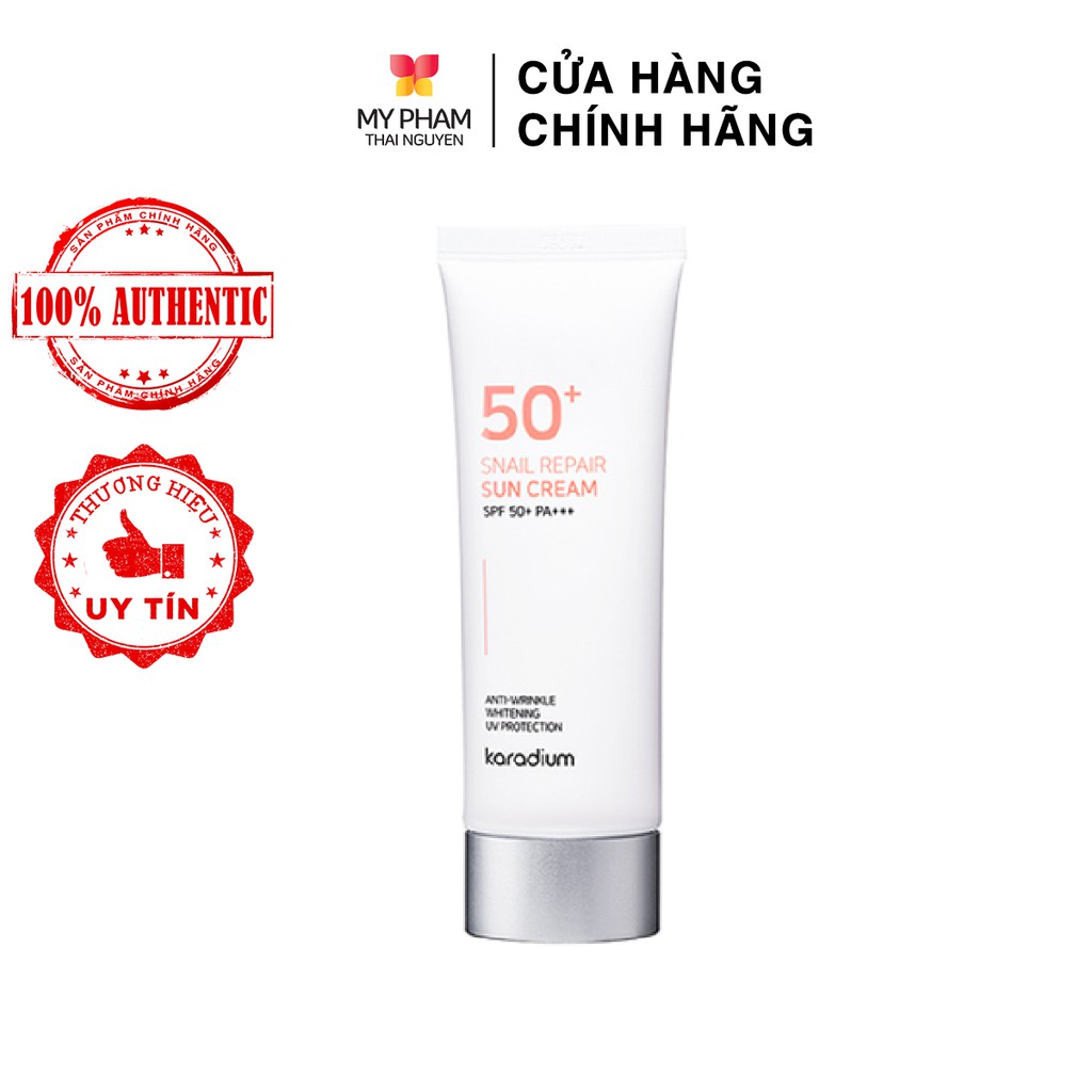 [CHÍNH HÃNG] Kem Chống Nắng KARADIUM ANTI - WRINKLE &amp; WHITENING SPF 50+PA+++ - 70ML