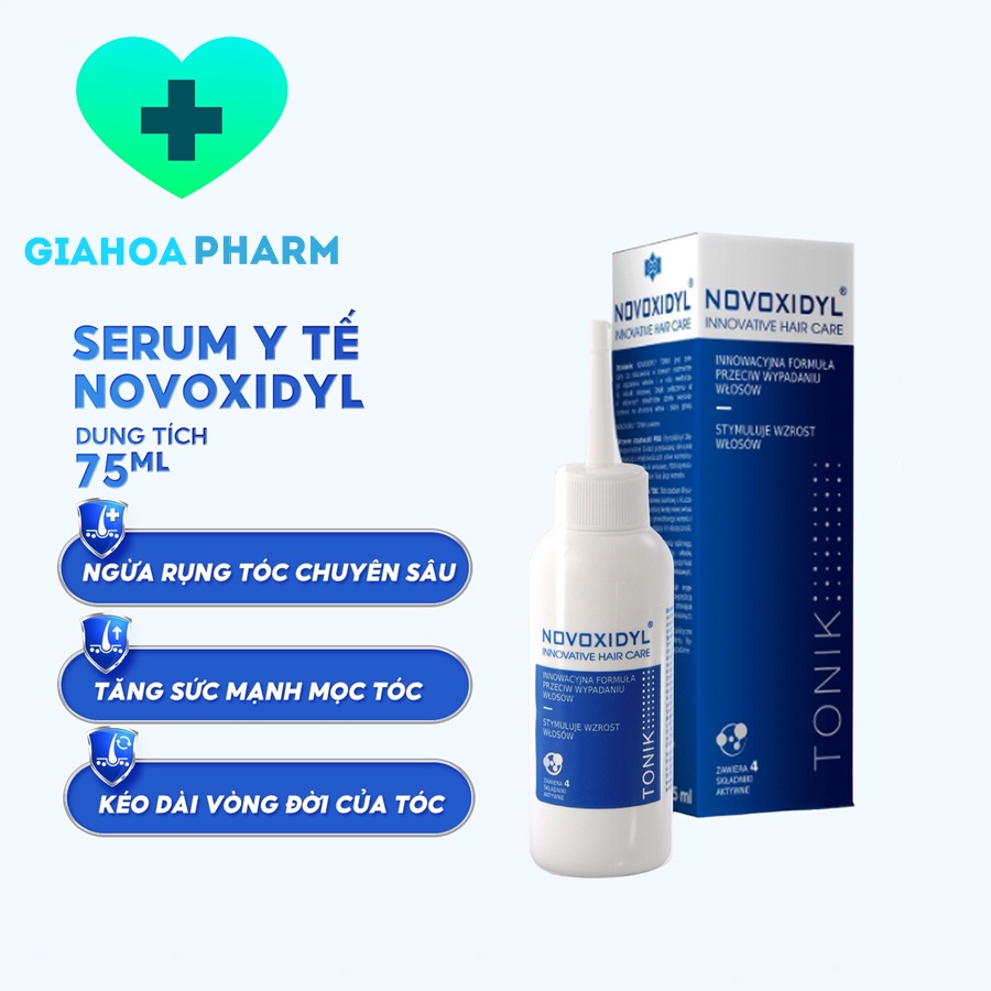 [CHÍNH HÃNG] Serum / Dầu ủ ngăn rụng tóc y tế Novoxidyl (Nhập khẩu Ba Lan) giúp tăng mọc tóc, ngừa rụng, giảm hói đầu