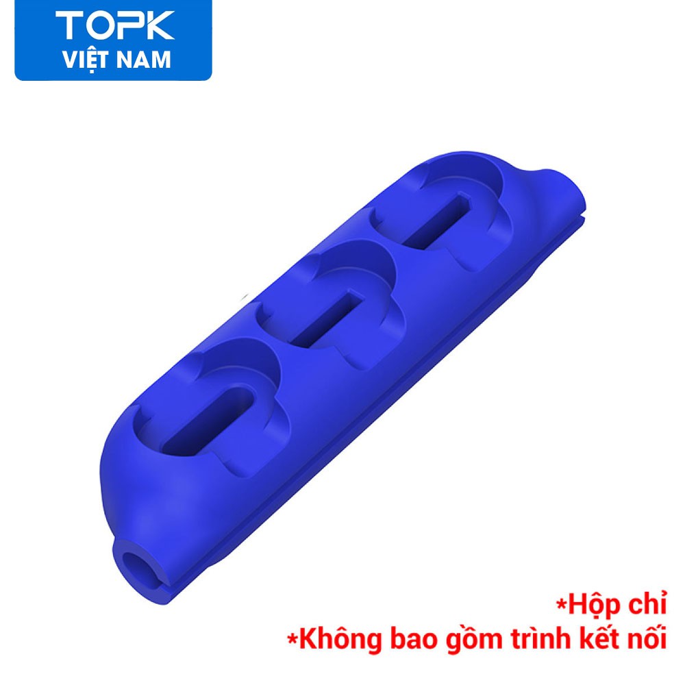 Set 1/5/10 Phụ Kiện Đựng Đầu Cắm Nam Châm Dạng Kẹp Dành Cho Đầu Micro USB Type C TOPK L34 | BigBuy360 - bigbuy360.vn
