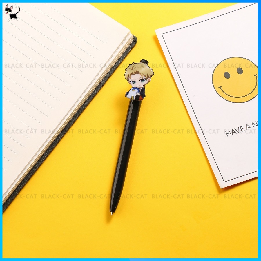 Bút Bi Mực Đen Ngòi 0.5mm Thiết Kế Đơn Giản Dễ Thương