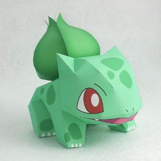 Mô hình giấy Pokemon: BULBASAUR