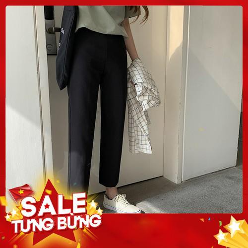 Quần Âu Nữ Co Dãn Ống Xuông Cạp Cao - Hàng nhập khẩu