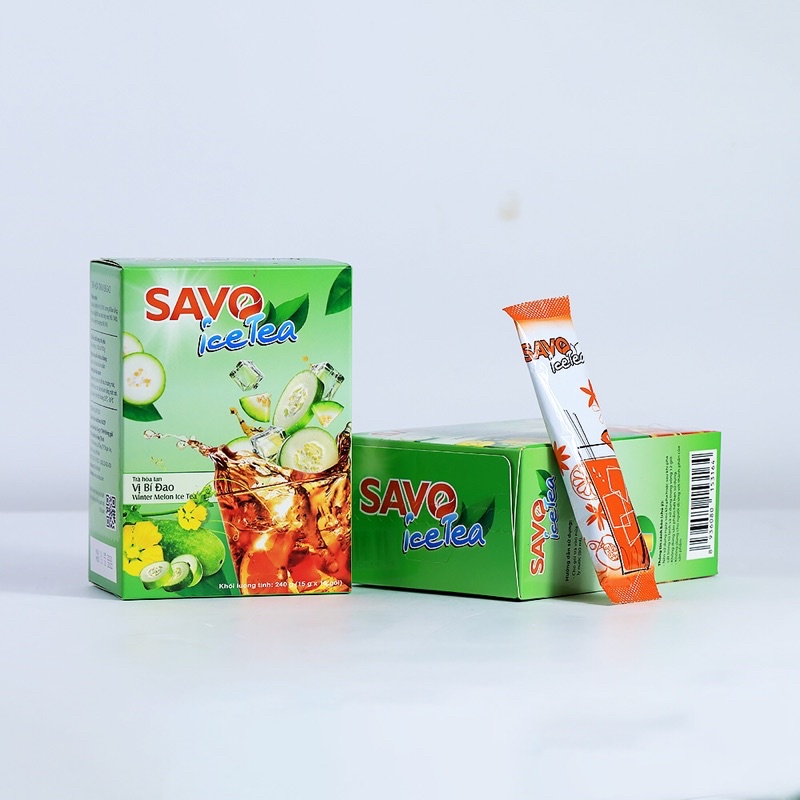 Trà Bí đao hoà tan SAVO Ice Tea hộp 16 gói