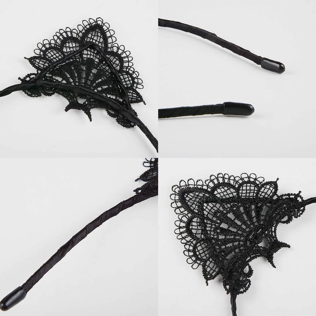 Băng Đô Tai Mèo Hóa Trang Halloween Quyến Rũ Cho Nữ