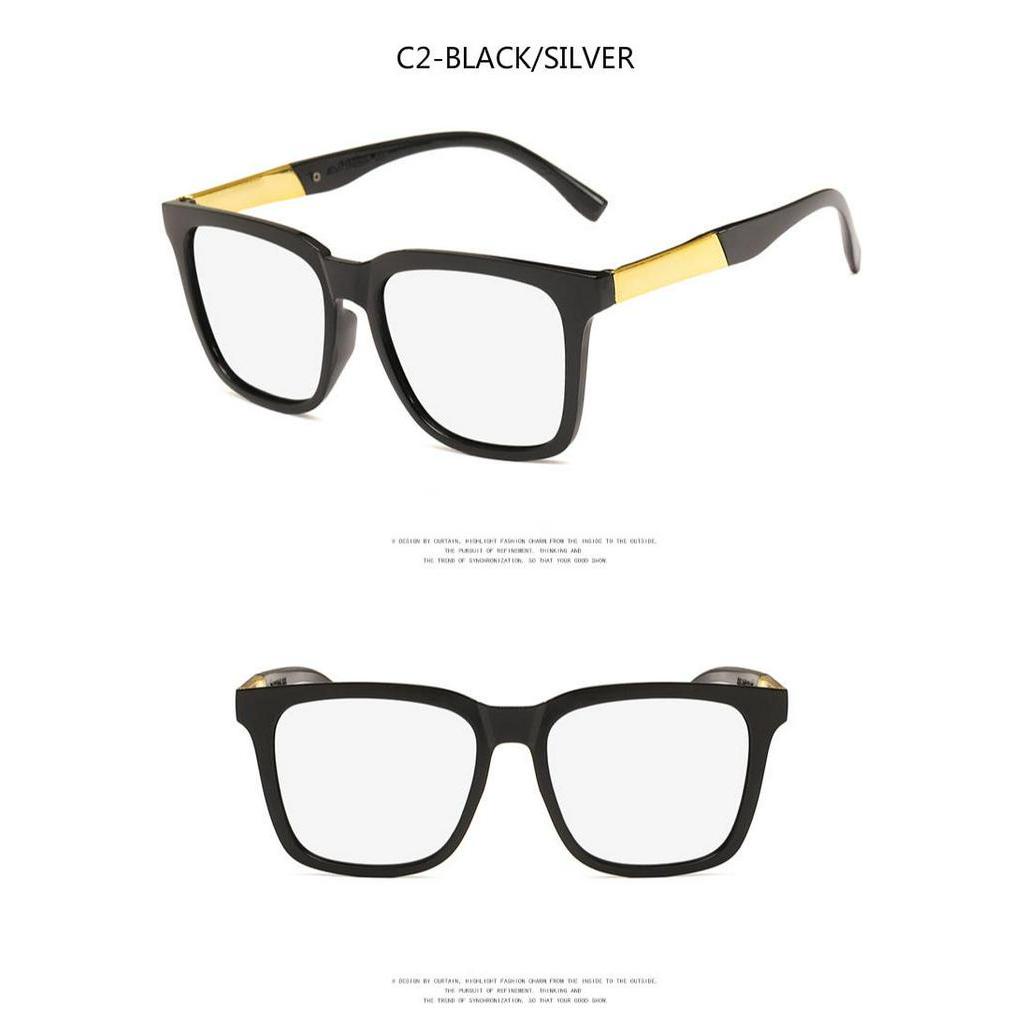Kính mát gọng vuông phong cách Hàn Quốc retro 2020