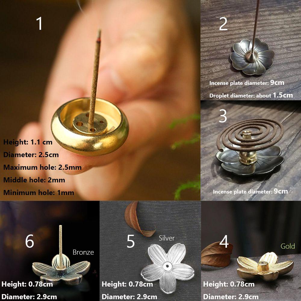 Giá Đỡ Trầm Hương Hình Nón Mini Bằng Đồng Dùng Tập Yoga