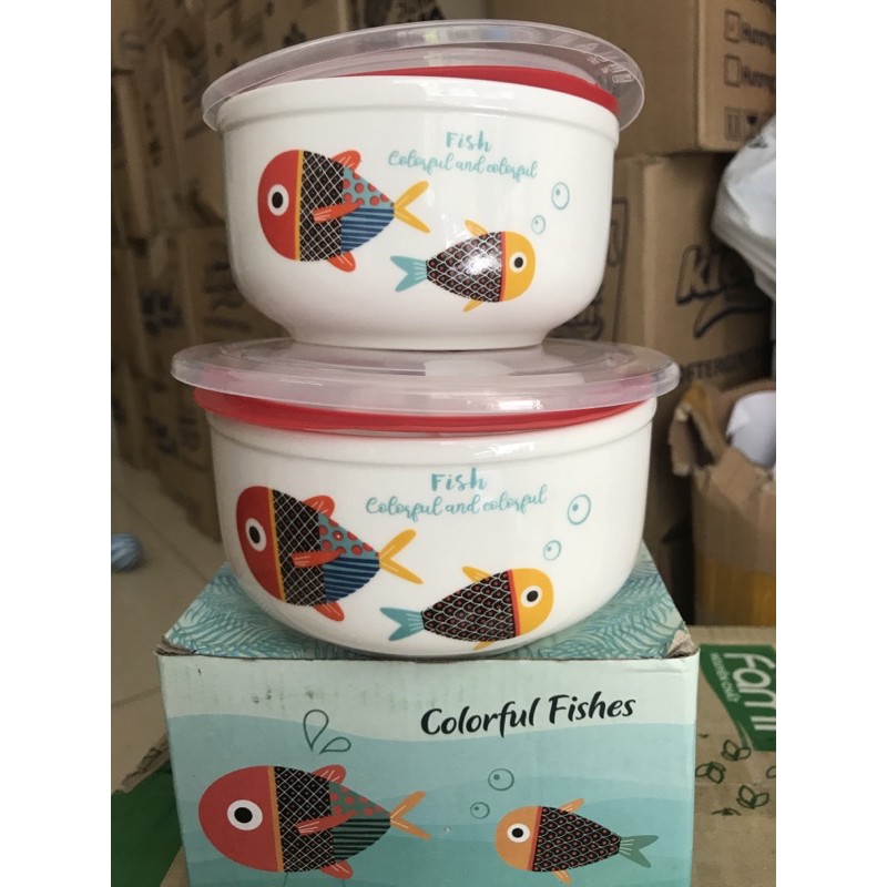 BỘ 2 chén ăn cơm/ bộ thố 3set có nắp đậy