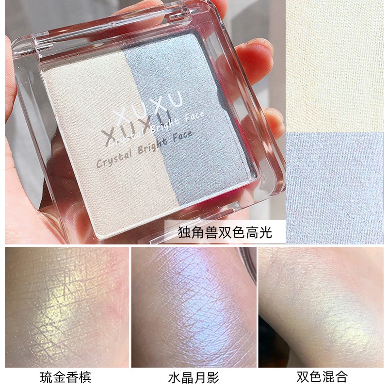 Phấn bắt sáng Xuxu lấp lánh tự nhiên hai màu lựa chọn