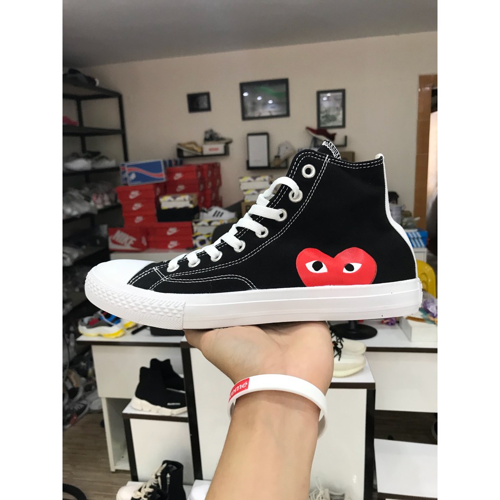 Giày CV Tim đen cao cổ - Full box,Tag , Freeship
