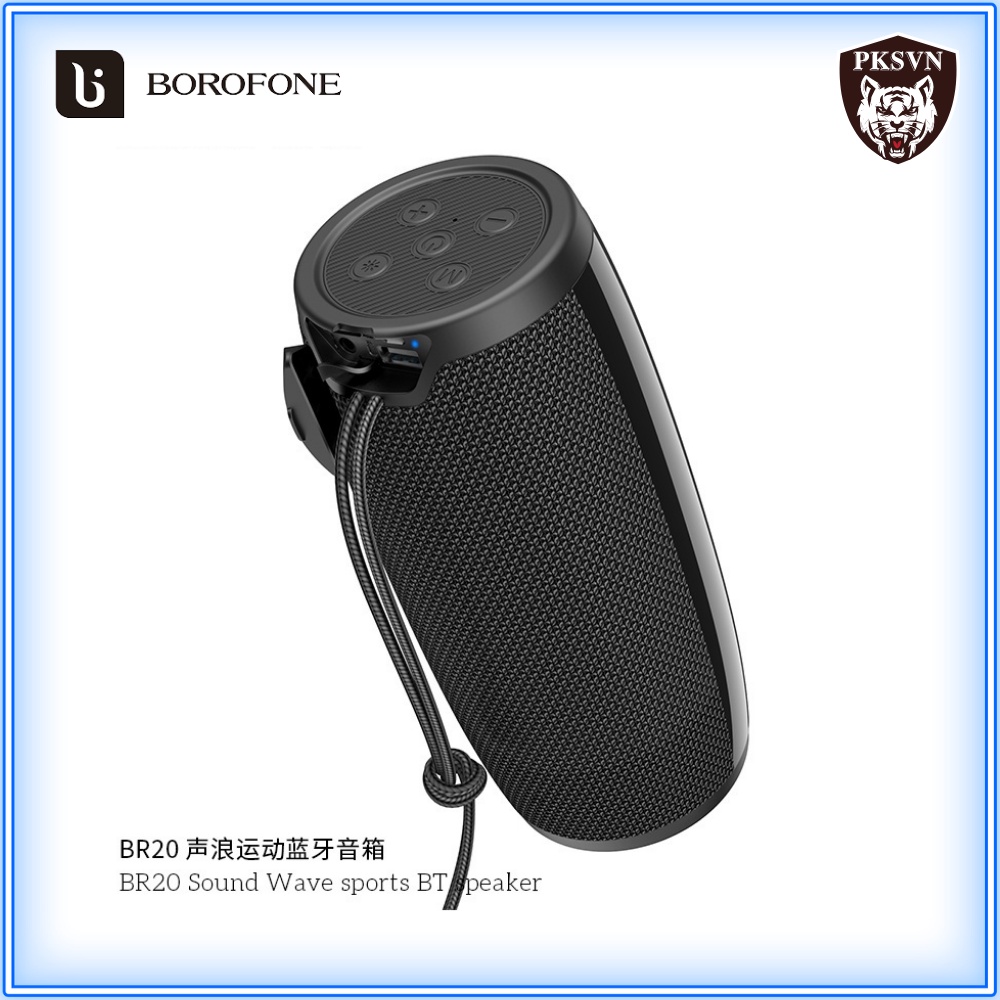 Loa Bluetooth V5.0 Chính Hãng BOROFONE BR20 - Loa Không Dây Di Động hiệu ứng LED, Âm Thanh Sống Động - Bảo Hành 12T