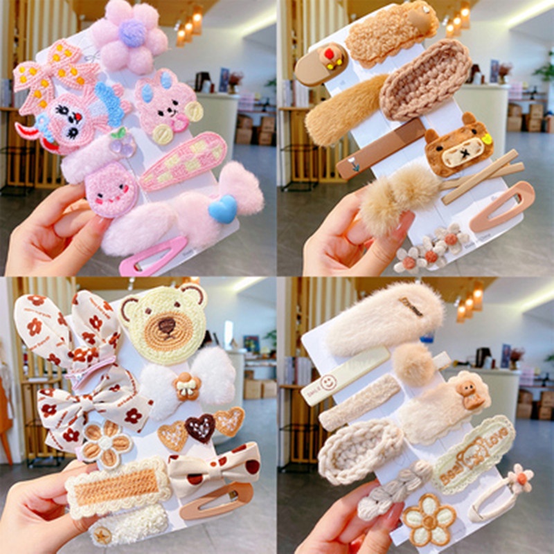 Set 8 Kẹp Tóc Hàn Quốc Hot Trend Cho Bé Gái - PKT08