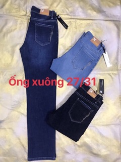 QUẦN JEANS ỐNG ĐỨNG( CÓ BIGSIZE)
