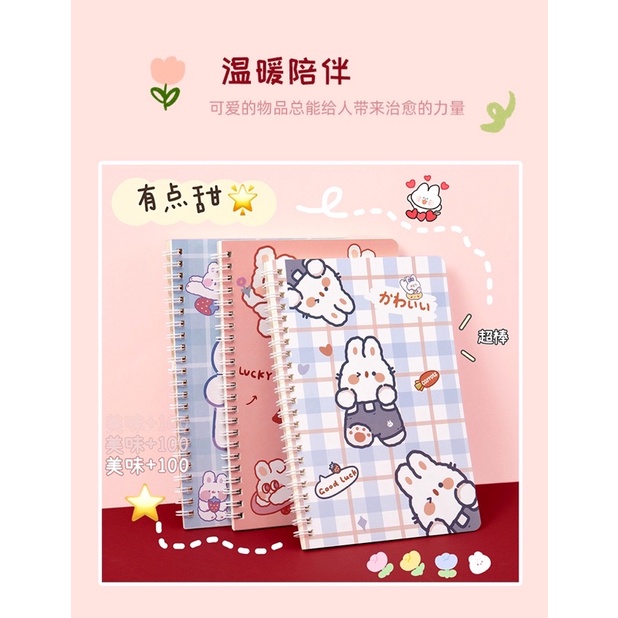 Sổ lò xo A5 siêu dễ thương 120 trang