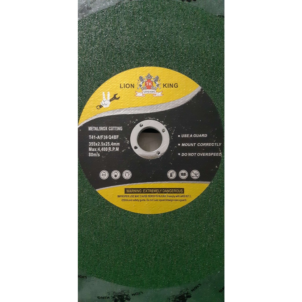 ĐÁ CẮT 3 TẤC 5 CHÍNH HÃNG LION KING  CHUYÊN CẮT SẮT, INOX