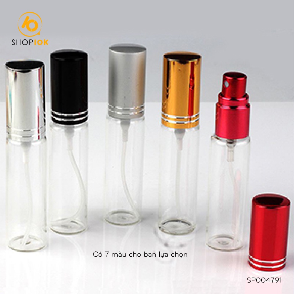Lọ chiết nước hoa, Bình xịt chiết nước hoa thủy tinh 10ml - SP004291 | Thế Giới Skin Care