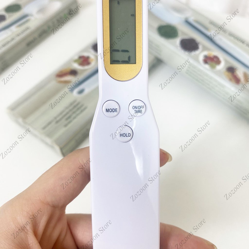 Thìa cân điện tử tiểu ly đo gia vị, bột, các loại hạt từ 0.1g giúp mẹ tiện lợi hơn khi nấu ăn cho bé - Zozoon Store