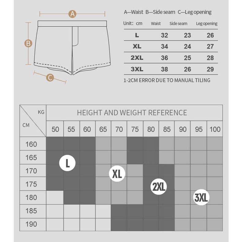 Quần lót boxer vải cotton thoáng khí ống rộng thời trang mùa hè dành cho nam 146