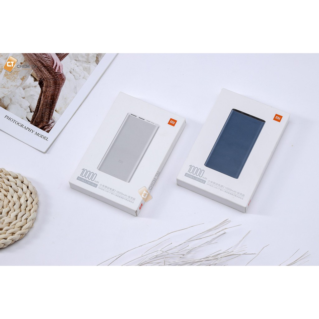 Pin sạc dự phòng 10000mAh Xiaomi gen 3 18W_mẫu mới 2020 cổng sạc type-c không sạc ra được .