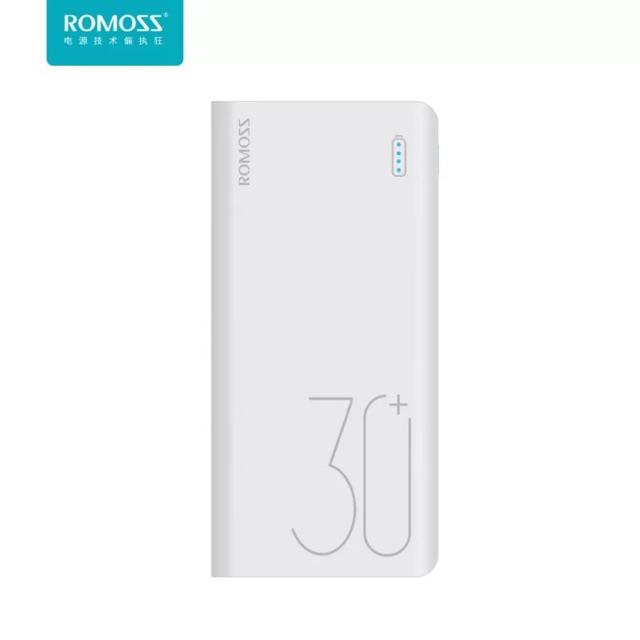 Pin dự phòng Romoss Sense 8+ 8plus 30000mAh QC Type C