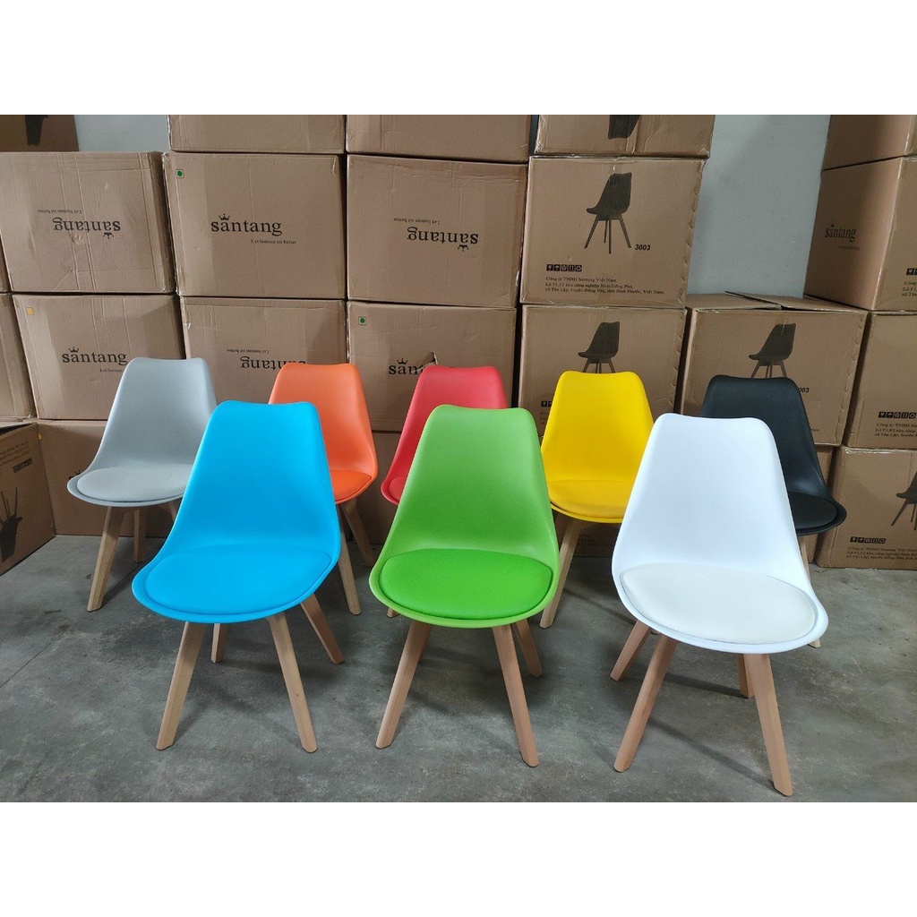 GHẾ EAMES NỆM NHẬP KHẨU CAO CẤP LOẠI 1- PHÒNG CHỜ-BAR- CÀ PHÊ-PHÒNG ĂN