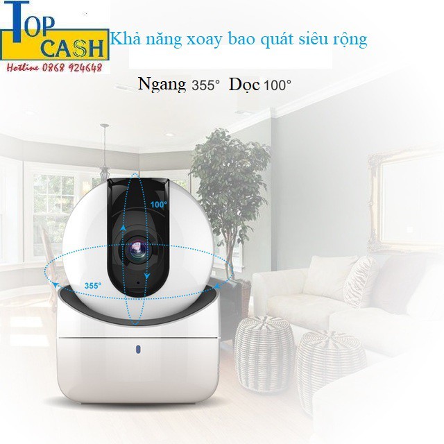 CAMERA KHÔNG DÂY XOAY 360 HIKVISION Q1 2CV2Q01FD-IW
