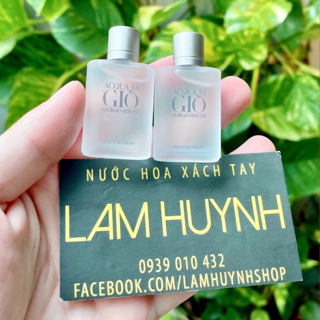 Nước hoa mini ACQUA DI GIÒ 5ml không hộp