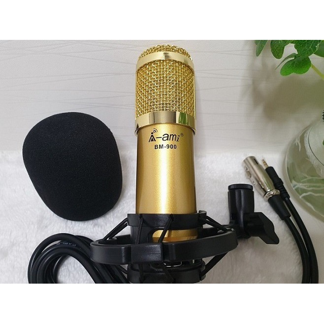 Mic Thu Âm Ami BM900 – Mic Hát Karaoke, Live Stream chuyên nghiệp tại nhà