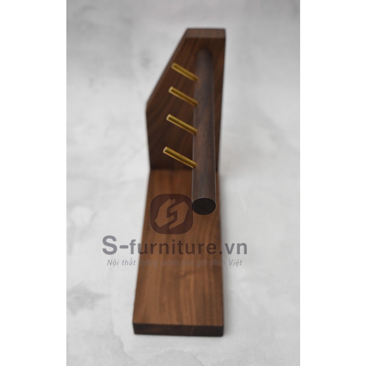 Giá treo chìa khoá và phụ kiện để bàn gỗ tự nhiên S-furniture