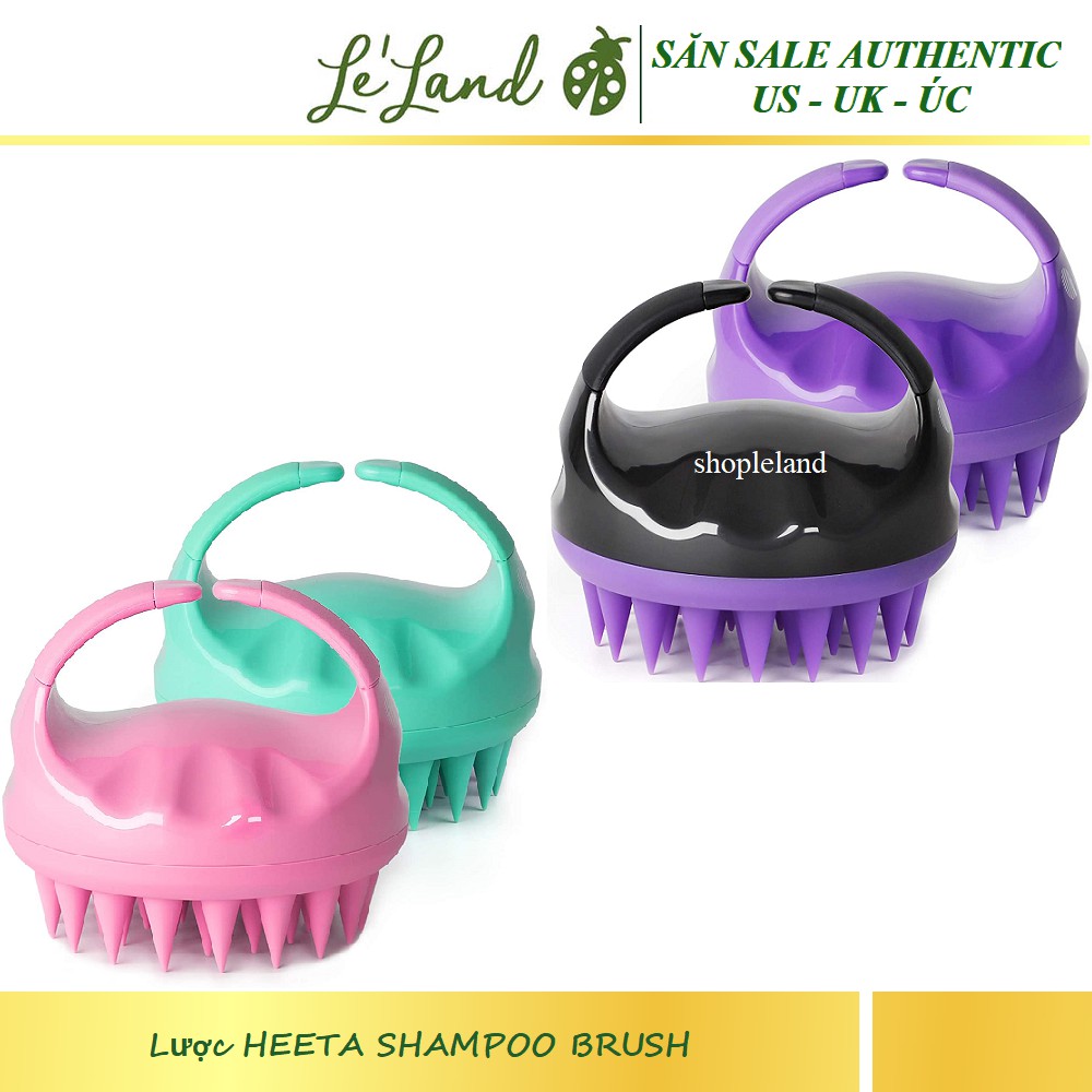 Bill US - Lược gội đầu và kích thích da đầu 2in1 HEETA SHAMPOO BRUSH