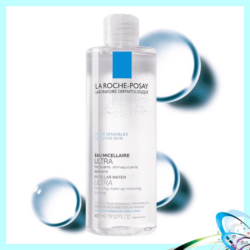 Nước tẩy trang La Roche-Posay Micellar Water Lltra làm sạch sâu cho da nhạy cảm 400ml