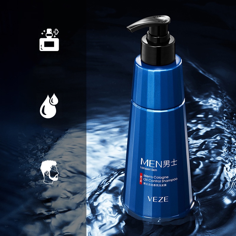 Dầu gội dành cho nam Veze Men Shampoo and Shower Gel 2x350ml - 1 chai