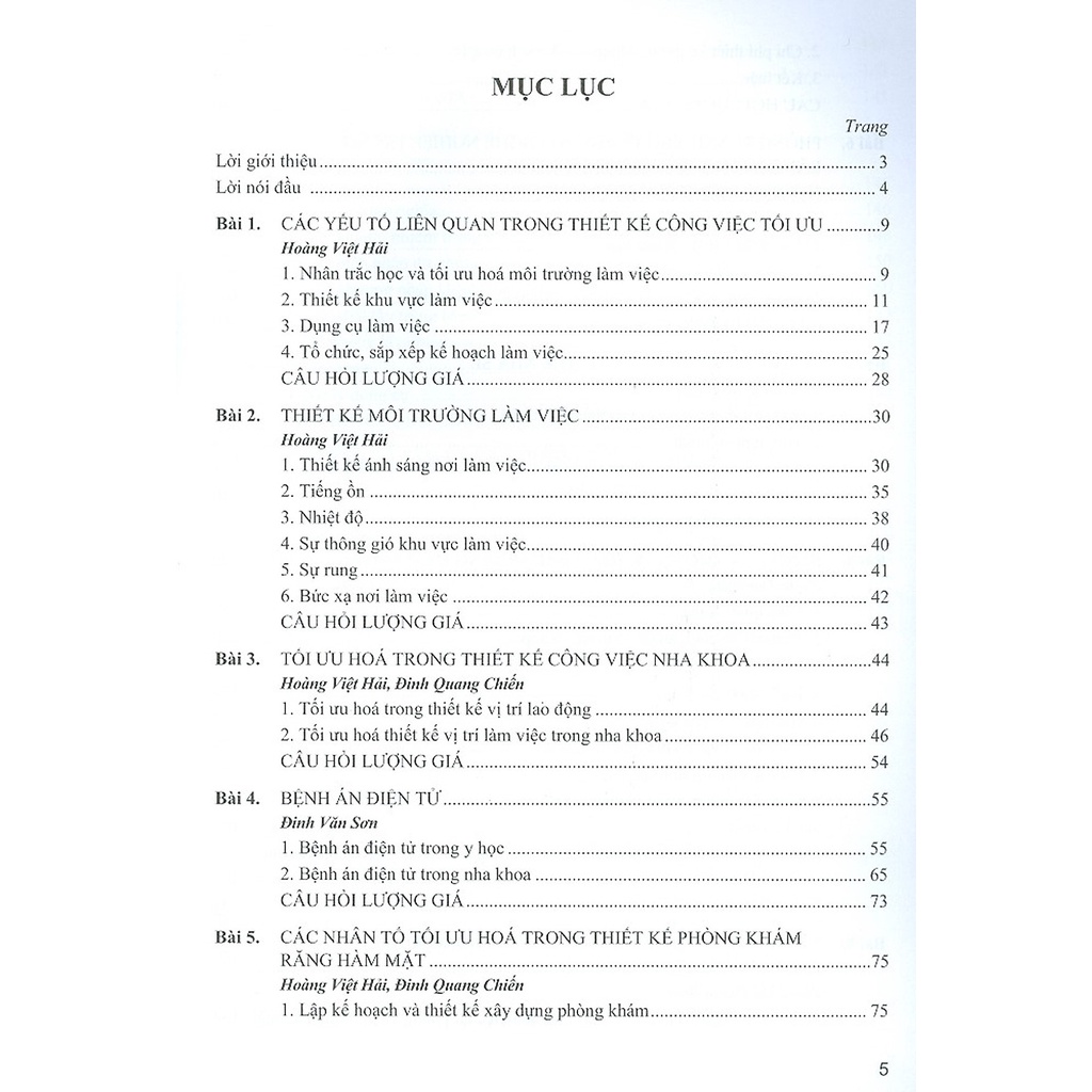 Sách - Tối ưu hóa môi trường làm việc trong Răng Hàm Mặt