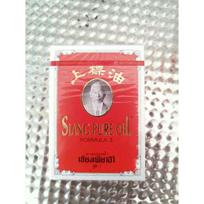 Dầu gió Thái đỏ SIANG PURE OIL ⚡ CHÍNH HÃNG ⚡ Dầu gió Thái Lan làm giảm nhẹ đi những cơn đau đầu, nghẹt mũi, cảm lạnh