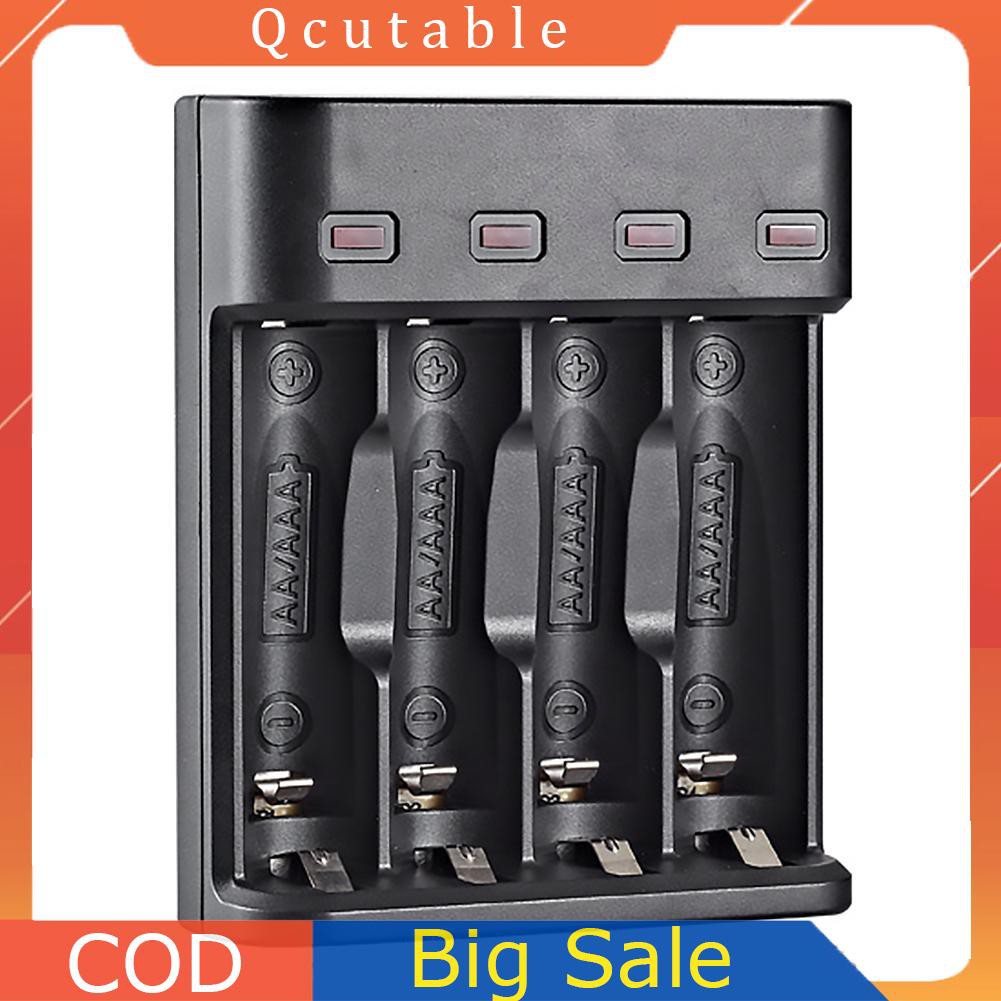 Bộ Sạc Pin Nhanh 4 Ngăn Aa/Aaa