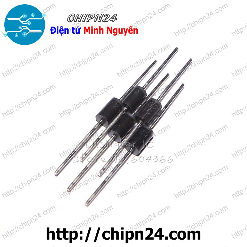 [5 CON] Diode 1N5822 DIP DO-27 3A 40V (5822) [Diode xung]