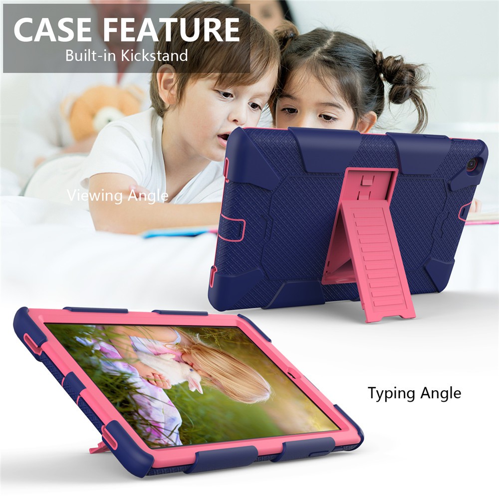 Ốp lưng máy tính bảng chống va đập kèm giá đỡ cho Samsung Galaxy Tab A T510/T515 T387 | BigBuy360 - bigbuy360.vn