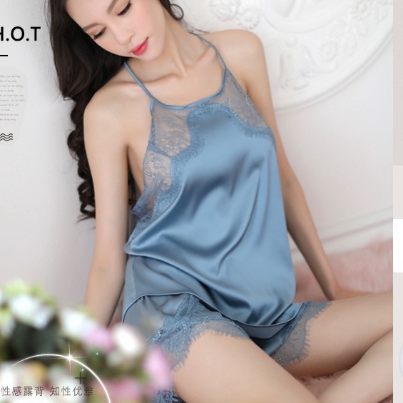 Đồ ngủ hai dây phối ren kiểu dáng thời trang quyến rũ | BigBuy360 - bigbuy360.vn