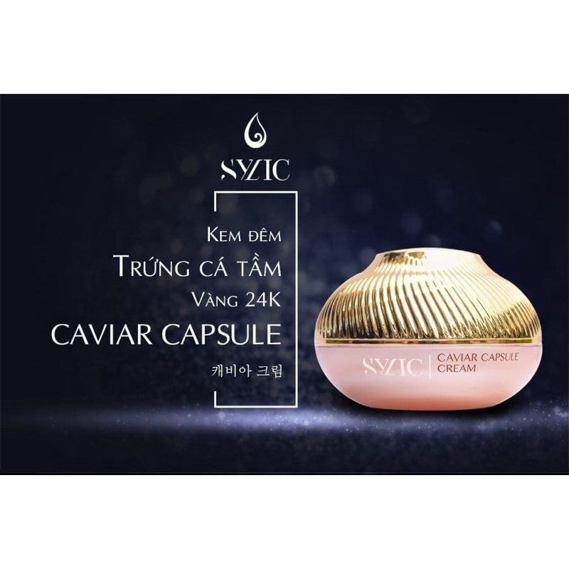 Kem dưỡng ban đêm trứng cá tầm và vàng 24K Sylic - nhập Hàn (50gr)